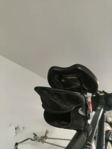 Verified buyer photo of the saddle bag zipped closed